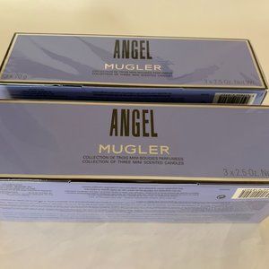 TWO boxes Mugler 3-Pc. ANGEL Candle